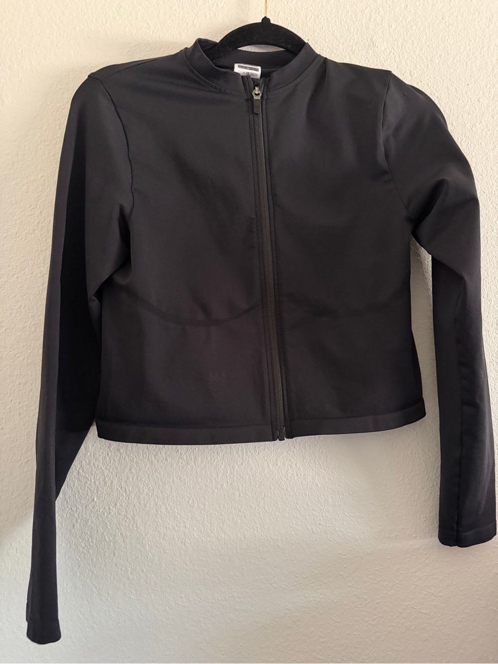 Gymshark Black Zip-Up Cropped Jacket